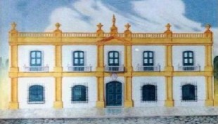 Boceto de la fachada del Consulado de Buenos Aires