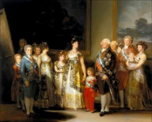 Óleo de Francisco Goya y Lucientes: Familia Real de Carlos IV