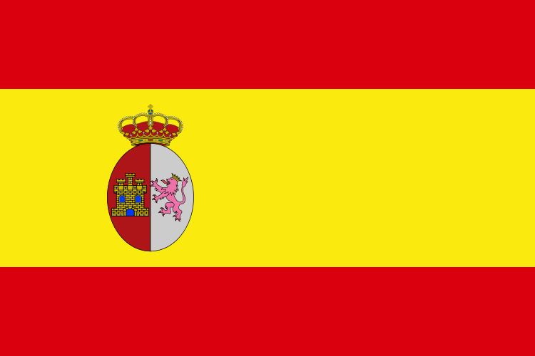 La Bandera de España desde 1785 y hasta 1873 . Reempleada desde 1875 hasta 1931.