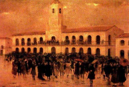 El pueblo ante el cabildo de Buenos Aires, 25 de Mayo de 1810