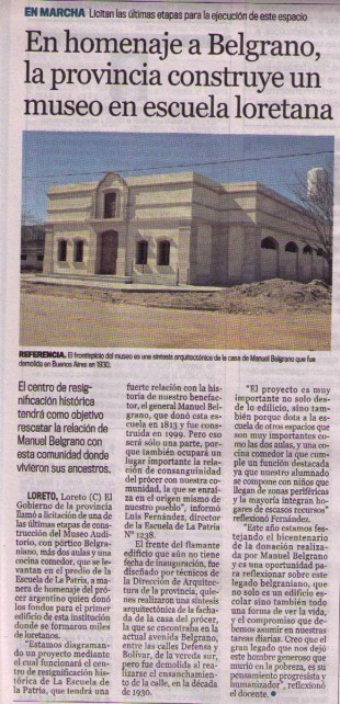 Museo-en-homenaje-a-Belgrano-(en-escuela-de-Loreto)
